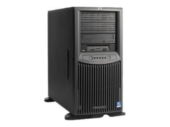 Imagen de HPE ProLiant ML350 G4 - Servidor - se puede montar en bastidor 5U - 2 vías - 1 x Xeon hasta - RAM 512 MB - SCSI - hot-swap 3.5" bahía(s) - sin disco duro - CD-ROM - RAGE XL - Gigabit Ethernet - monito