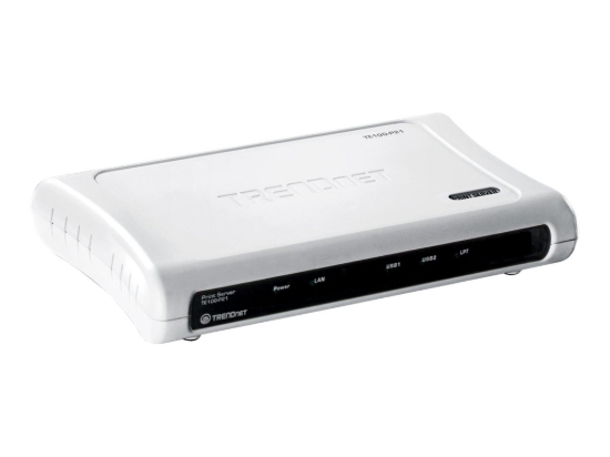 Imagen de TRENDnet TE100-P21 - Servidor de impresión - USB 2.0 / paralelo - 10/100 Ethernet