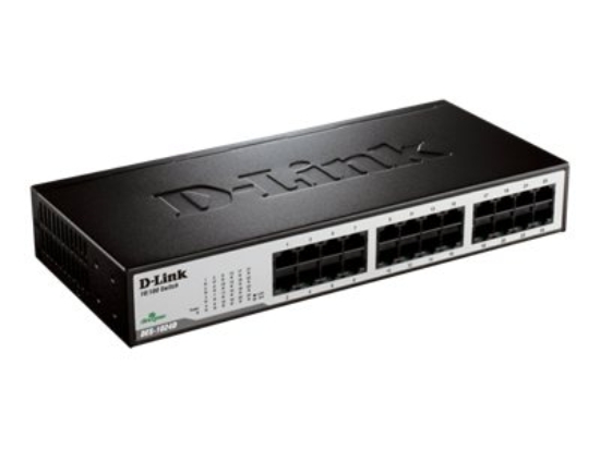 Imagen de D-Link DES 1024D - Conmutador - sin gestionar - 24 x 10/100 - sobremesa, montaje en rack