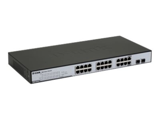 Imagen de D-Link Web Smart DGS-1224T - Conmutador - Gestionado - 24 x 10/100/1000 + 2 x SFP compartido - sobremesa