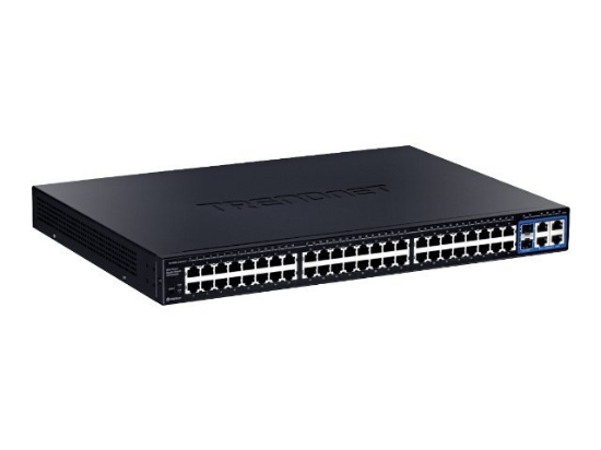 Imagen de TRENDnet TEG 2248WS - Conmutador - Gestionado - 48 x 10/100 + 2 x SFP + 2 x 10/100/1000 - montaje en rack