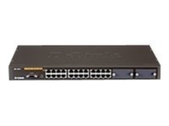 Imagen de D-Link DES 3026 - Conmutador - Gestionado - 24 x 10/100 - sobremesa, montaje en rack