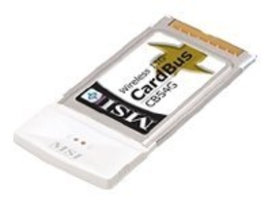 Imagen de MSI CB54G - Adaptador de red - CardBus - 802.11b/g