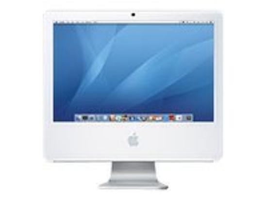 Imagen de Apple iMac - Todo en uno Core Duo hasta - RAM 512 MB - HDD 250 GB - grabadora de DVD - Radeon X1600 - Gigabit Ethernet, Bluetooth - MacOS X 10.4 - monitor: LCD 20" 1680 x 1050 (WSXGA+)