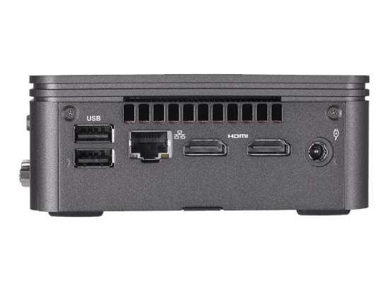 Imagen de Gigabyte BRIX s GB-BRi5H-10210(E) (rev. 1.0) - Limitado - Ultra Compact PC Kit 1 x Core i5 10210U / hasta 4.2 GHz - RAM 0 GB - UHD Graphics - Gigabit Ethernet - negro