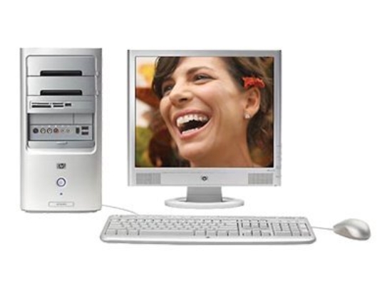 Imagen de HP Pavilion a1350n - Torre 1 x Athlon 64 X2 4200+ hasta - RAM 1 GB - HDD 250 GB - grabadora de DVD - DVD - Radeon Xpress 200 - Mdm - Win XP MCE 2005 - monitor: ninguno