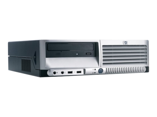Imagen de HP Compaq Business Desktop dc5100 - SFF P4 541 hasta - RAM 512 MB - HDD 80 GB - CD-ROM - GMA 900 - Gigabit Ethernet - Win XP Pro - monitor: ninguno - plata, carbonizado