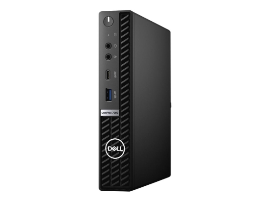 Imagen de Dell OptiPlex 7080 - Micro - Core i5 10500T / hasta 3.8 GHz - RAM 8 GB - HDD 1 TB - UHD Graphics 630 - Gigabit Ethernet - 802.11a/b/g/n/ac/ax, Bluetooth 5.1 - Win 10 Pro 64 bits - monitor: ninguno - t