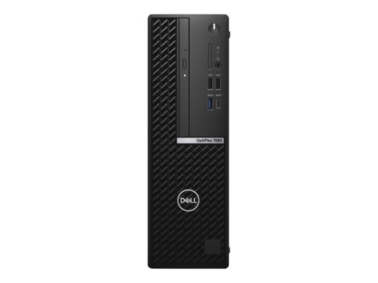 Imagen de Dell OptiPlex 7080 - SFF - Core i7 10700 / hasta 4.8 GHz - RAM 8 GB - HDD 1 TB - grabadora de DVD - UHD Graphics 630 - Gigabit Ethernet - Win 10 Pro 64 bits - monitor: ninguno - teclado: español - neg