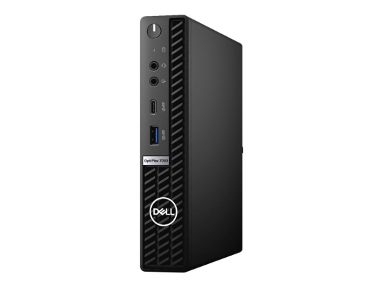 Imagen de Dell OptiPlex 7090 - Micro - Core i5 10500T / hasta 3.8 GHz - RAM 8 GB - HDD 1 TB - UHD Graphics 630 - Gigabit Ethernet - Win 10 Pro 64 bits - monitor: ninguno - teclado: español - negro - BTS - con 3