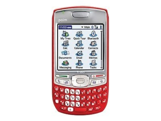 Imagen de Palm Treo 680 - Teléfono inteligente - MMC slot, - SD slot - pantalla LCD - 320 x 320 píxeles - rear camera 0,3 MP - rojo carmesí