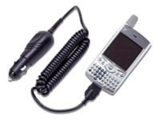 Imagen de Palm Vehicle Power Charger - Adaptador de corriente para el coche - 12 V - para Handspring Treo 180, 180g, 270, 300, 600
