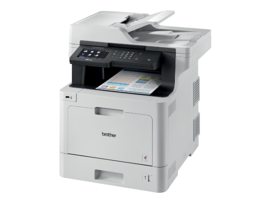 Imagen de Brother MFC-L8900CDW - Impresora multifunción - color - laser - Legal (216 x 356 mm) (original) - A4/Legal (material) - hasta 33 ppm (copiando) - hasta 33 ppm (impresión) - 300 hojas - 33.6 Kbps - USB