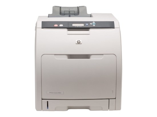 Imagen de HP Color LaserJet 3800n - Impresora - color - laser - A4/Legal - 600 ppp - hasta 22 ppm (monocromo) / hasta 22 ppm (color) - capacidad: 350 hojas - USB, LAN