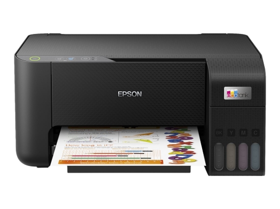 Imagen de Epson EcoTank L3210 - Impresora multifunción - color - chorro de tinta - ITS - A4/Legal (material) - hasta 7 ppm (copiando) - hasta 10 ppm (impresión) - 100 hojas - USB 2.0