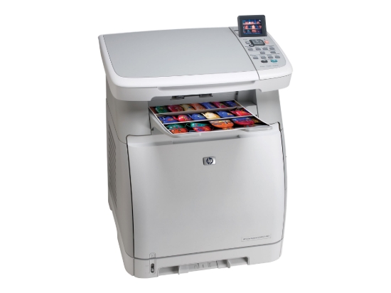 Imagen de HP Color LaserJet CM1017 MFP - Impresora multifunción - color - laser - Legal (216 x 356 mm) (original) - Legal (material) - hasta 8 ppm (copiando) - hasta 8 ppm (impresión) - 250 hojas - USB 2.0, LAN