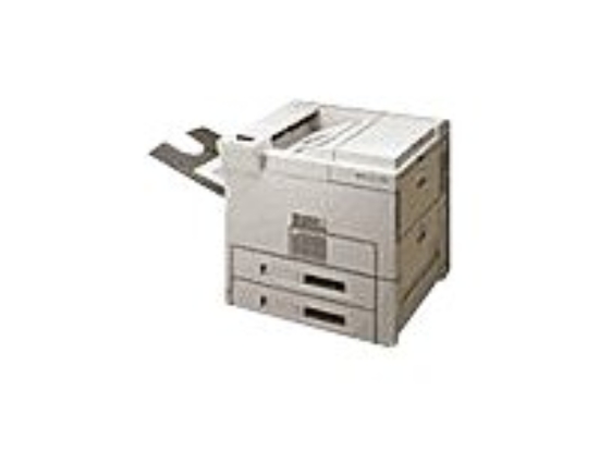 Imagen de HP LaserJet 8150dn - Impresora - B/N - a dos caras - laser - A3/Ledger - 1.200 ppp - hasta 32 ppm - capacidad: 1100 hojas - paralelo, LAN