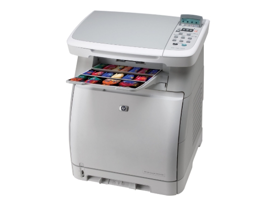 Imagen de HP Color LaserJet CM1015 MFP - Impresora multifunción - color - laser - 216 x 297 mm (original) - Legal (material) - hasta 8 ppm (copiando) - hasta 8 ppm (impresión) - 250 hojas - USB 2.0