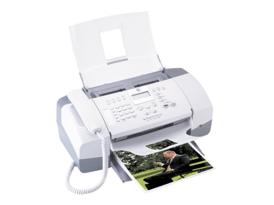 Imagen de HP Officejet 4255 All-in-One - Impresora multifunción - color - chorro de tinta - A4 (material) - hasta 17 ppm (copiando) - hasta 17 ppm (impresión) - 100 hojas - 33.6 Kbps - USB