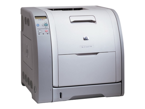 Imagen de HP Color LaserJet 3700n - Impresora - color - laser - A4/Legal - 600 ppp - hasta 16 ppm (monocromo) / hasta 16 ppm (color) - capacidad: 350 hojas - paralelo, USB, LAN
