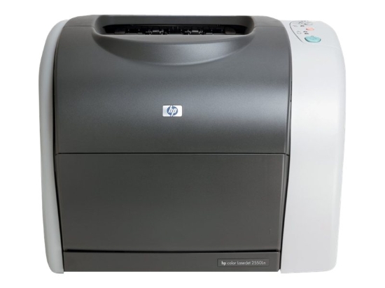 Imagen de HP Color LaserJet 2550Ln - Impresora - color - laser - A4/Legal - 600 ppp - hasta 19 ppm (monocromo) / hasta 4 ppm (color) - capacidad: 125 hojas - paralelo, USB, LAN