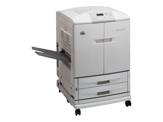 Imagen de HP Color LaserJet 9500n - Impresora - color - laser - A3/Ledger - 600 ppp - hasta 24 ppm (monocromo) / hasta 24 ppm (color) - capacidad: 1100 hojas - paralelo, LAN