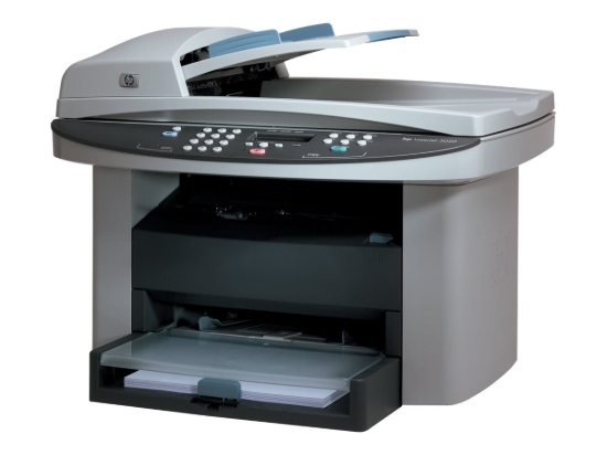 Imagen de HP LaserJet 3020 - Impresora multifunción - B/N - laser - 216 x 381 mm (original) - Legal (material) - hasta 14 ppm (copiando) - hasta 14 ppm (impresión) - 160 hojas - paralelo, USB 2.0