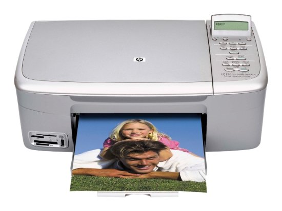 Imagen de HP psc 1610 All-in-One - Impresora multifunción - color - chorro de tinta - 216 x 609.6 mm (material) - hasta 23 ppm (copiando) - hasta 23 ppm (impresión) - 100 hojas - USB