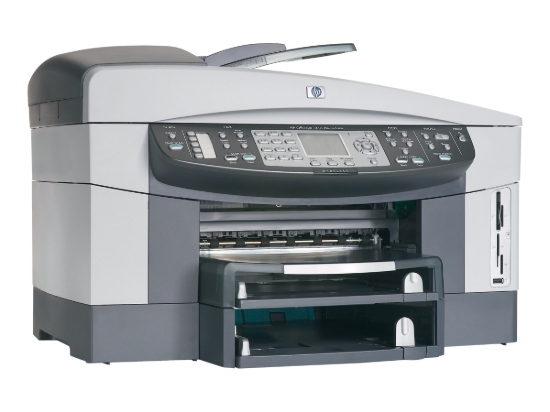 Imagen de HP Officejet 7410 All-in-One - Impresora multifunción - color - chorro de tinta - 216 x 609.6 mm (material) - hasta 30 ppm (copiando) - hasta 30 ppm (impresión) - 400 hojas - 33.6 Kbps - USB, LAN, Wi-