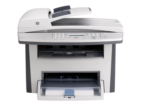 Imagen de HP LaserJet 3052 All-in-One - Impresora multifunción - B/N - laser - 216 x 381 mm (original) - hasta 19 ppm (copiando) - hasta 19 ppm (impresión) - 260 hojas - USB 2.0, LAN