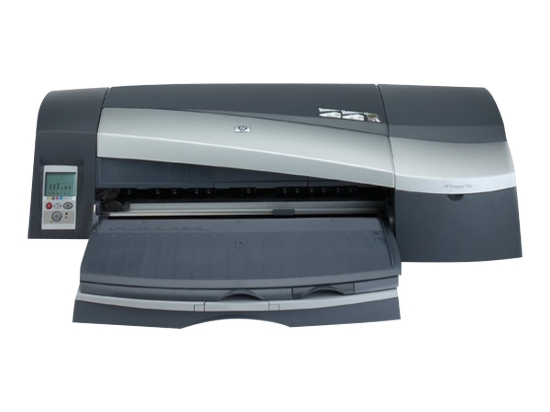 Imagen de HP DesignJet 90r - 18" impresora de gran formato - color - chorro de tinta - A2, ARCH C, Rollo (45,7 cm x 152,4 m) - 1200 x 600 ppp hasta 6.3 minutos/página (color) - capacidad: 100 hojas - paralelo, 