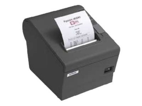 Imagen de Epson TM T88IVP - Impresora de recibos - bicolor (monocromático) - línea térmica - Rollo (7,95 cm) - 180 ppp - hasta 200 mm/segundo - paralelo - cortador - gris oscuro