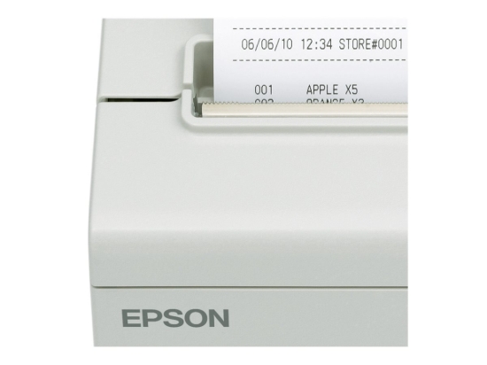 Imagen de Epson TM T88V - Impresora de recibos - línea térmica - rollo 8 cm - hasta 300 mm/segundo - USB, serial - cortador - blanco frío