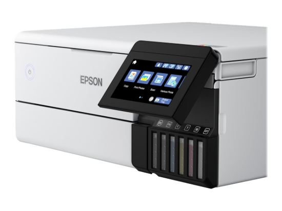 Imagen de Epson EcoTank L8160 - Impresora multifunción - color - chorro de tinta - 329 x 2000 mm (material) - hasta 16 ppm (impresión) - 100 hojas - USB 2.0, LAN, Wi-Fi(n)