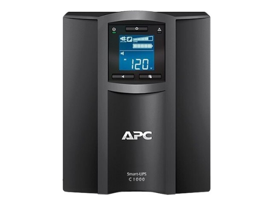 Imagen de APC Smart-UPS C 1000VA LCD - UPS - CA 120 V - 600 vatios - 1000 VA - RS-232, USB - conectores de salida: 8 - negro - no se vende en CO, VT y WA - para P/N: AR3103, AR3103SP, AR3106SP, AR3357X674, AR93