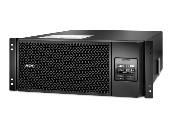 Imagen de APC Smart-UPS SRT 6000VA RM - UPS (montaje en bastidor) - CA 208 V - 6000 vatios - 6000 VA - Ethernet 10/100, RS-232, USB - conectores de salida: 6 - 4U - negro - para P/N: AR3140G, AR3340G, AR3355W, 