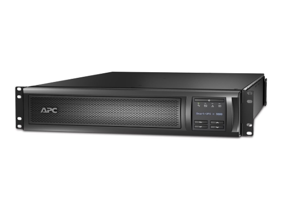 Imagen de APC Smart-UPS X 3000 Rack/Tower LCD - UPS - CA 120 V - 2.7 kW - 3000 VA - RS-232, USB - conectores de salida: 7 - 2U - negro - para P/N: AR4024SP, AR4024SPX429, AR4024SPX431, AR4024SPX432, NBWL0356A, 