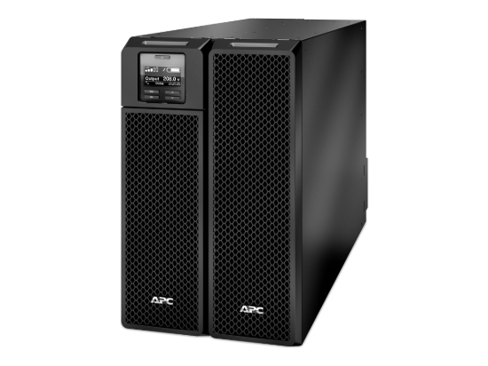 Imagen de APC Smart-UPS SRT 8000VA - UPS (montaje en rack / externo) - CA 230 V - 8000 vatios - 8000 VA - Ethernet 10/100, USB - conectores de salida: 7 - 6U - negro - para P/N: SRT5KRMTF, SRT5KTF