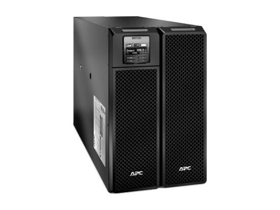 Imagen de APC Smart-UPS On-Line 10000VA - UPS - CA 208 V - 10 kW - 10000 VA - Ethernet 10/100, RS-232, USB - conectores de salida: 7 - negro - para P/N: SRT5KRMTF, SRT5KTF
