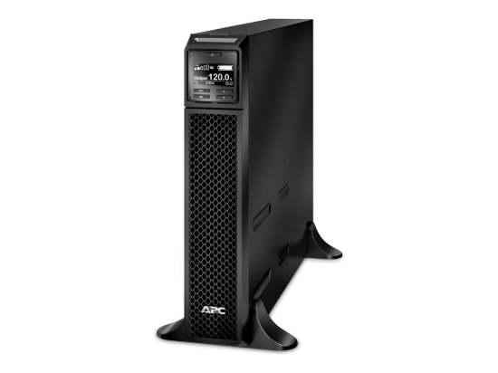 Imagen de APC Smart-UPS SRT 1000VA - UPS (montaje en rack / externo) - CA 120 V - 900 vatios - 1000 VA - RS-232, USB - conectores de salida: 6 - PFC - 2U - negro