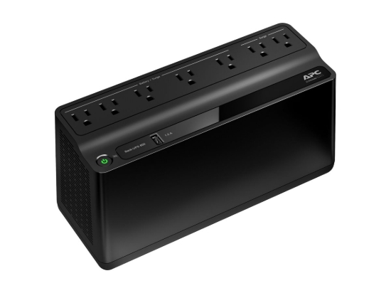 Imagen de APC Back-UPS BE600M1-LM - UPS - CA 120 V - 330 vatios - 600 VA - USB - conectores de salida: 7