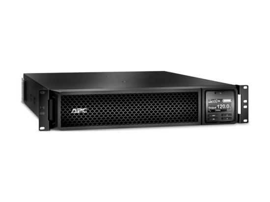 Imagen de APC Smart-UPS SRT 1000VA RM - UPS (montaje en rack / externo) - CA 120 V - 900 vatios - 1000 VA - RS-232, USB - conectores de salida: 6 - PFC - 2U - negro