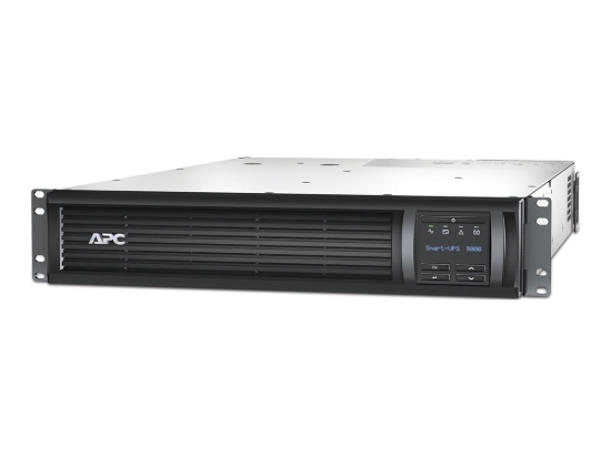 Imagen de APC Smart-UPS SMT3000RM2UC - UPS (montaje en bastidor) - CA 120 V - 2.7 kW - 3000 VA - 1 fase - RS-232, USB - conectores de salida: 8 - Estados Unidos, Canadá - negro - con APC SmartConnect - para P/N