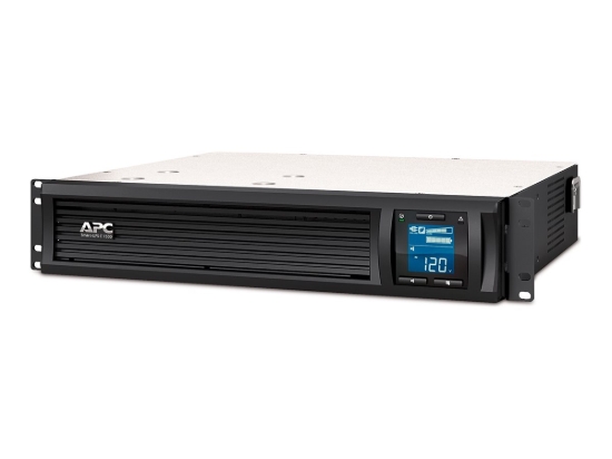 Imagen de APC Smart-UPS C SMC1500-2UC - UPS (montaje en bastidor) - CA 120 V - 900 vatios - 1440 VA - USB, serial - conectores de salida: 6 - 2U - negro - con APC SmartConnect - para P/N: SCL500RM1UC, SCL500RM1