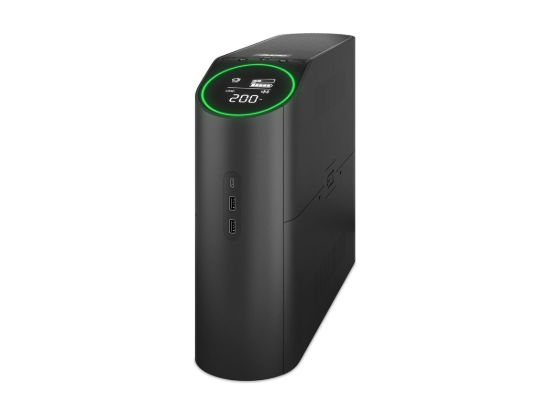 Imagen de APC Back-UPS Pro Gaming BGM1500B - UPS - torre, luces RGB, onda sinusoidal pura, tomacorrientes NEMA 5-15R - CA 120 V - 900 vatios - 1500 VA - conectores de salida: 10 - negro medianoche