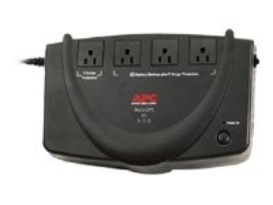Imagen de APC Back-UPS ES 500 - UPS - CA 220 V - 500 VA - conectores de salida: 4 - Filipinas - carbón