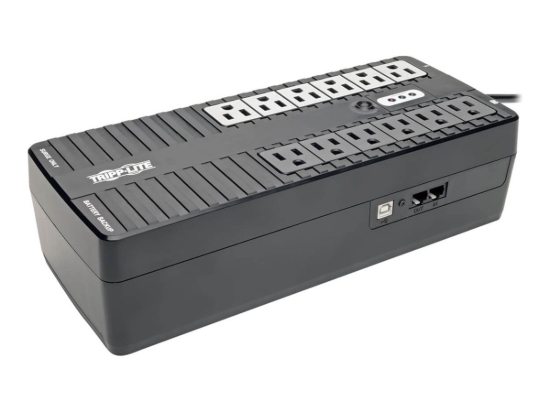 Imagen de Eaton Tripp Lite Series UPS 750VA 450W Desktop Battery Back Up Compact 120V 50/60Hz USB RJ11 PC - UPS - CA 120 V - 450 vatios - 750 VA - conectores de salida: 12