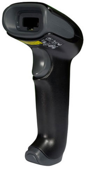 Imagen de Escáner de código de barras Honeywell 1250G, Con cable y soporte 1D