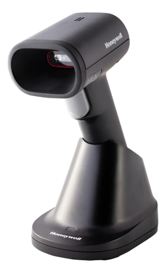 Imagen de Escáner de código de barras Honeywell HH492, Lector inalámbrico 2D, cable y base